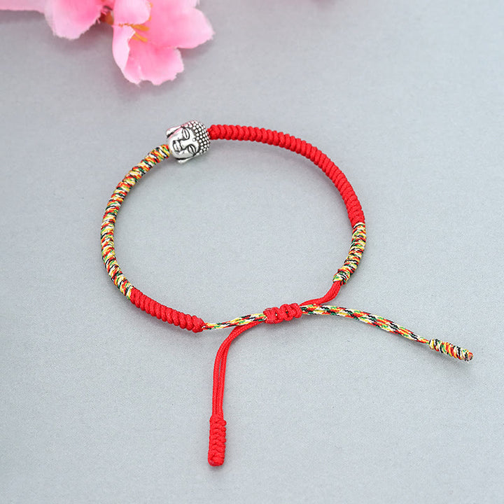 Pulsera de hilo de serenidad de Buddha Stones de Buda