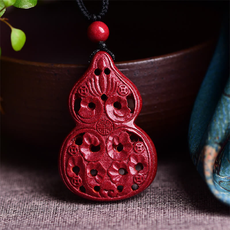 Buddha Stones, Buda sonriente, Yin Yang, calabaza del zodiaco chino, colgante de collar con bendición de cinabrio Natural - Calabaza 38*25*7mm - image 22