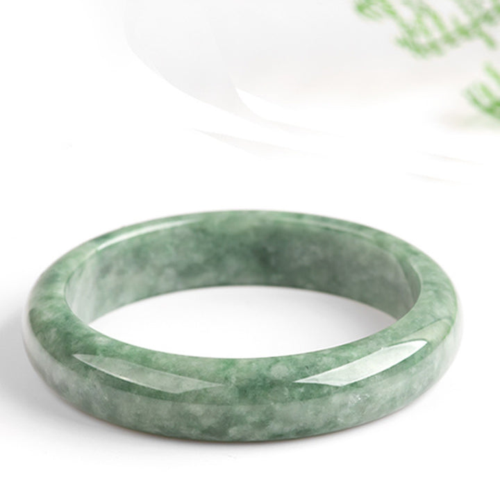 Pulsera de jade natural con Buddha Stones para la suerte y la riqueza
