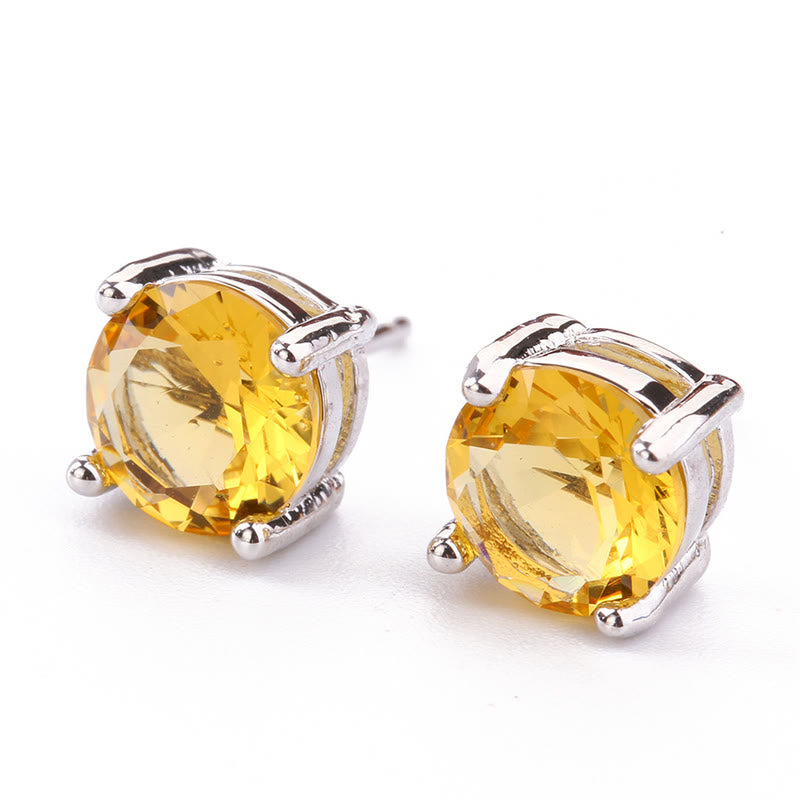 Pendientes de amor de amatista con varias Buddha Stones