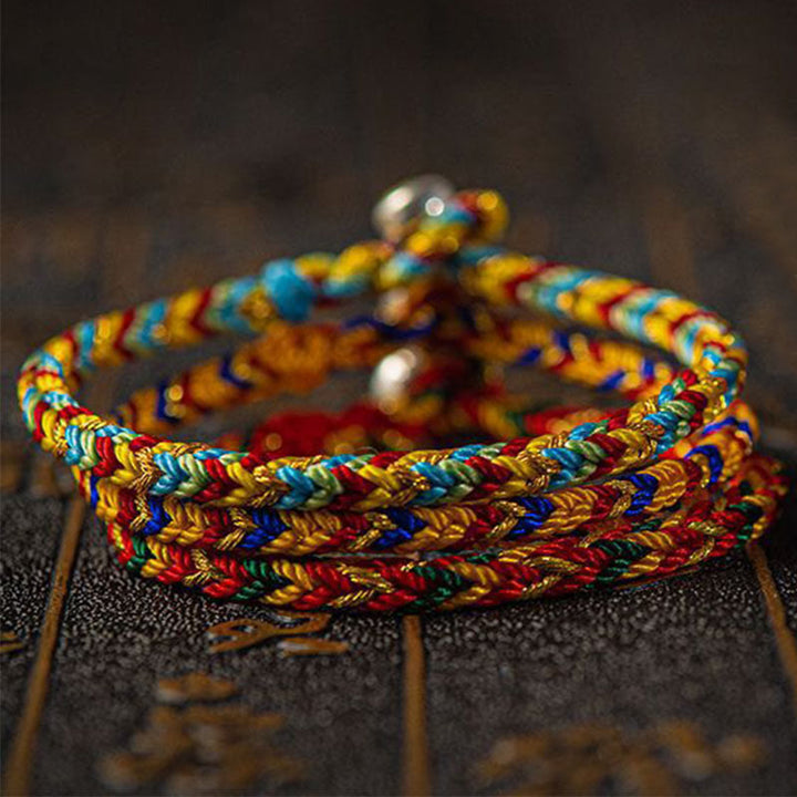 Buddha Stones "Que seas buena fortuna y éxito" Pulsera Suerte Multicolor - image 2