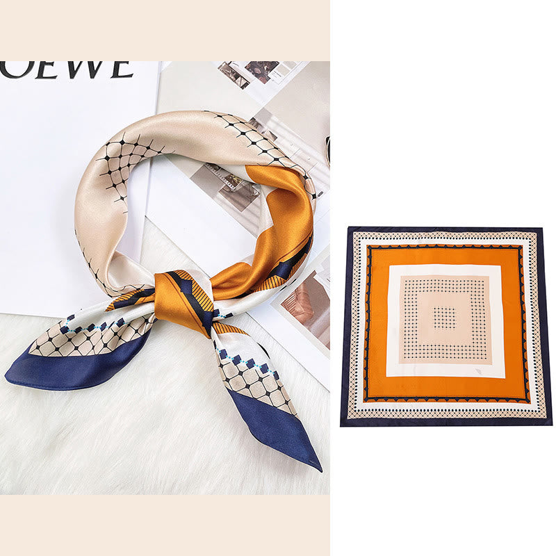 Buddha Stones escena pastoral globo aerostático flor de primavera 100% seda de morera cuello bufanda para el pelo - image 31