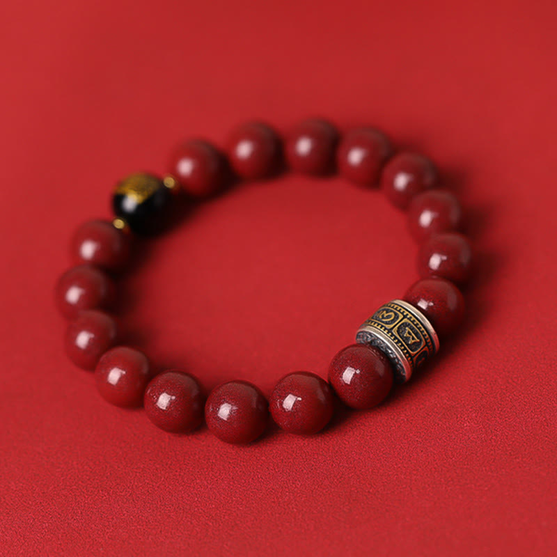 Pulsera de plata de ley 925 con Buddha Stones , zodíaco chino, Buda natal, cinabrio, Om Mani Padme Hum - image 14