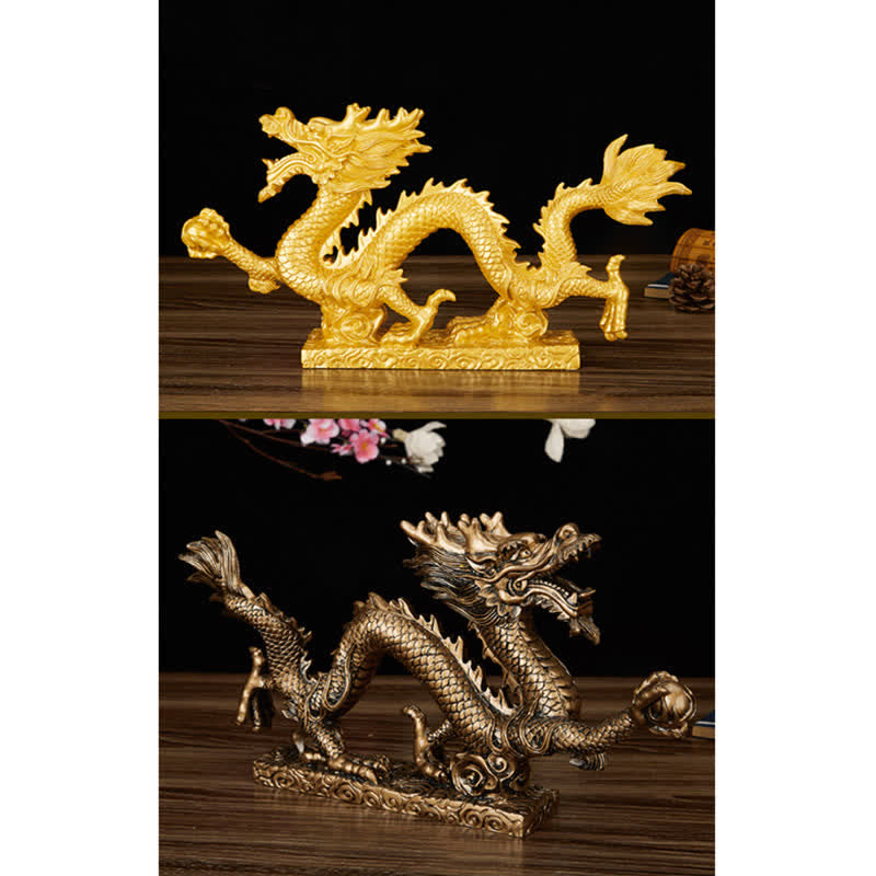 ❗❗❗Una venta flash: Buddha Stones Feng Shui Dragón Auspicioso Nube Riqueza Suerte Decoración
