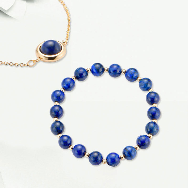 Pulsera Positiva de Cristal de Cuarzo Fresa con Piedra Solar de Buddha Stones