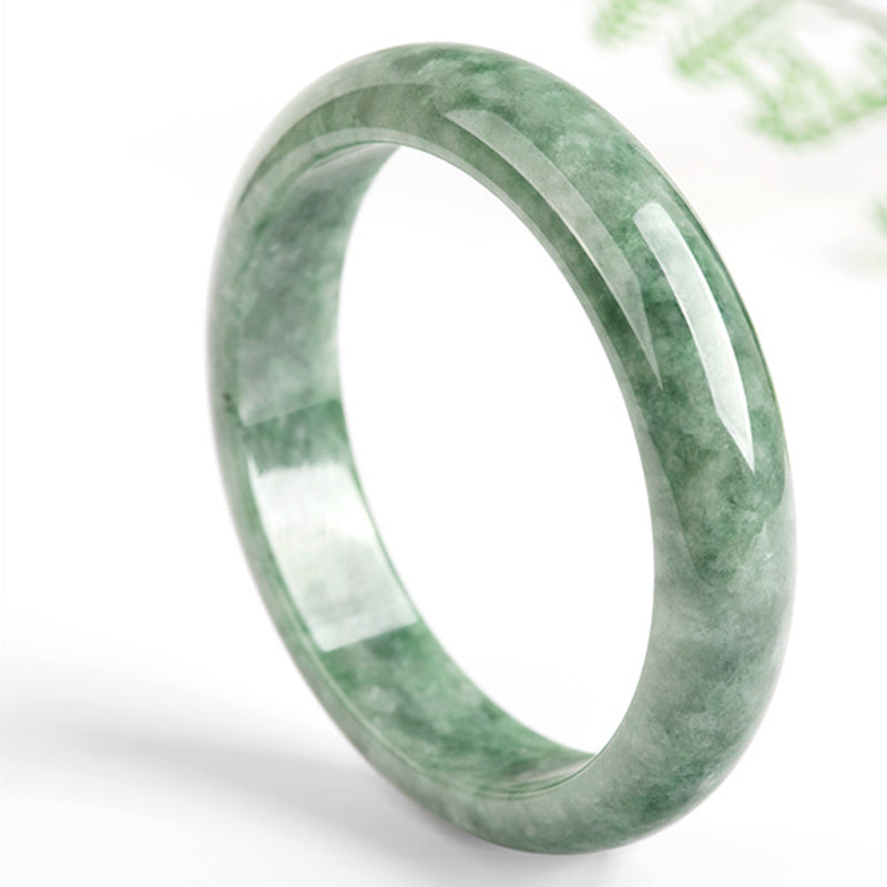 Pulsera de jade natural con Buddha Stones para la suerte y la riqueza