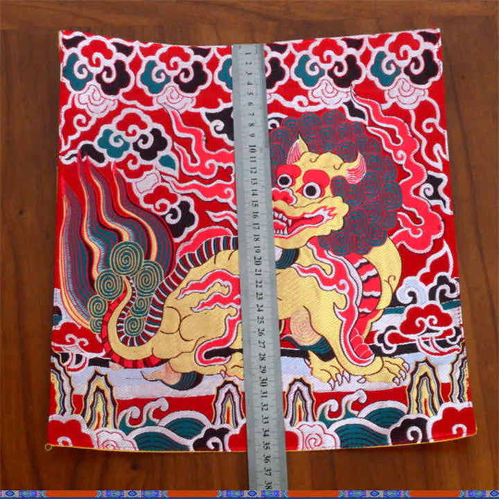 Estera de altar de oración Fengshui Kirin, estera con símbolo auspicioso para meditación curativa