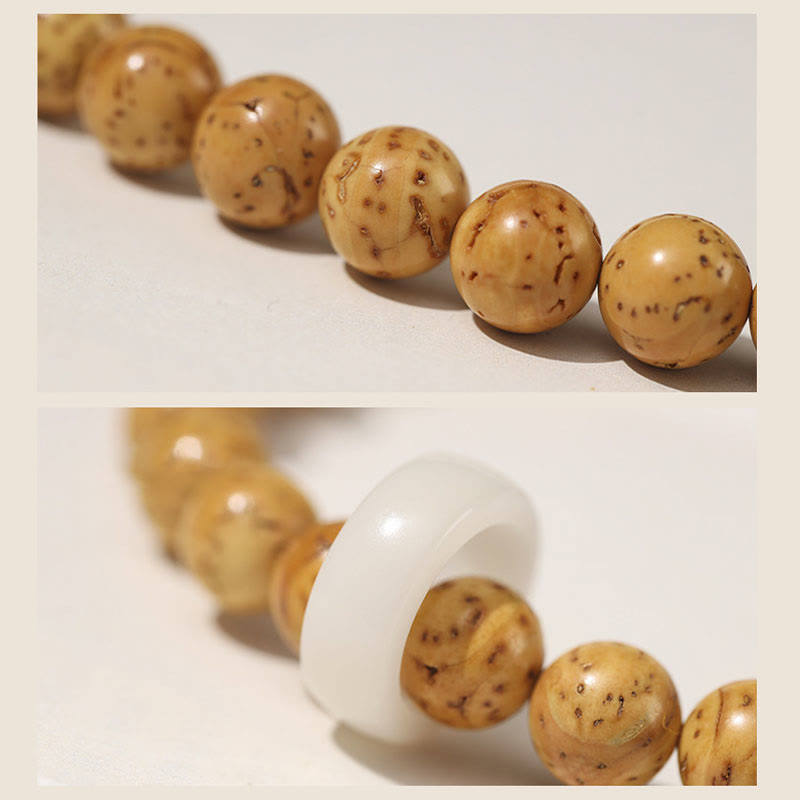 Pulsera de doble envoltura con Buddha Stones tibetanas, oro púrpura Natural, rata, Bodhi, semilla, riqueza