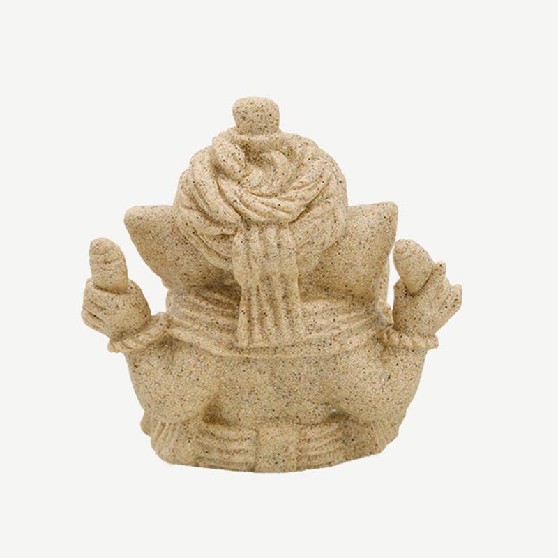 Estatua de elefante Ganesh Ganpati, protección de bendición, decoración del hogar