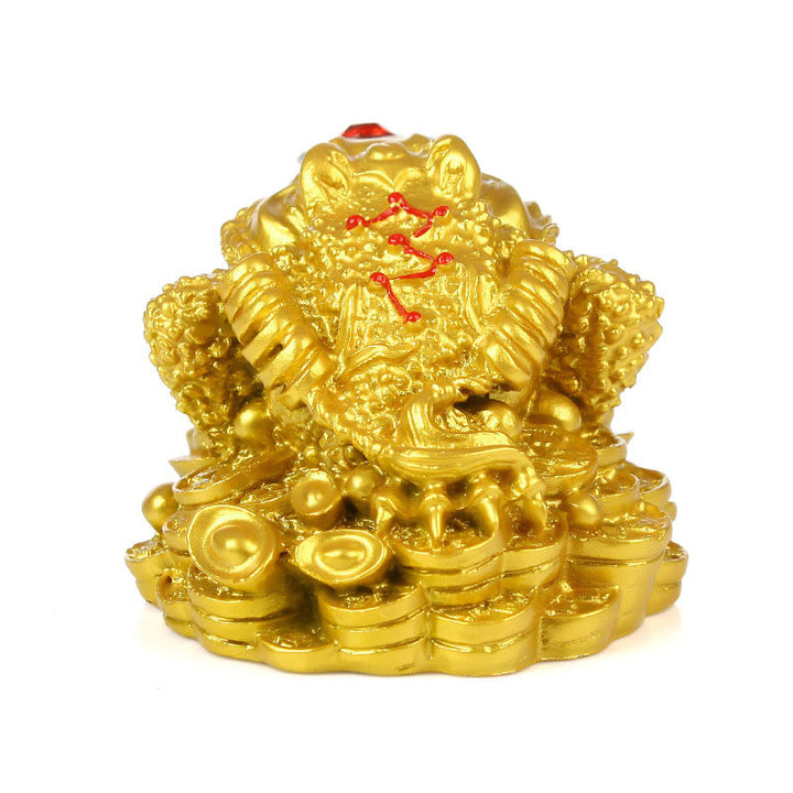Buddha Stones FengShui Riqueza Decoración de rana de la suerte