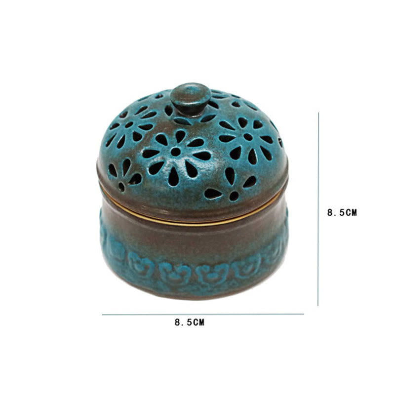Quemador de incienso pequeño de cerámica para meditación espiritual, Mini Buddha Stones , decoración