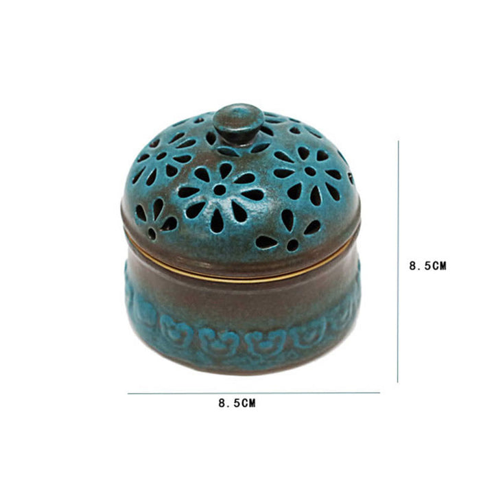 Quemador de incienso pequeño de cerámica para meditación espiritual, Mini Buddha Stones , decoración