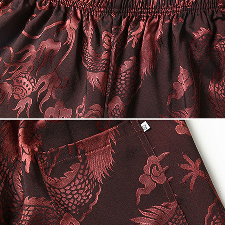 Traje Tang de Buddha Stones Hombres Hanfu Dragón Chino Ropa Tradicional Camisa de Kung Fu Uniforme Abrigo de Manga Larga Tops y Pantalones Ropa Conjunto para Hombres - image 9