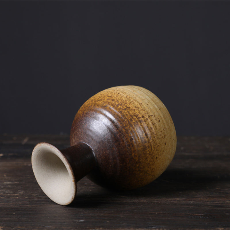 Taza de café y vino de cerámica con diseño de copa de pequeña capacidad con Buddha Stones, taza de café y té, 170ml