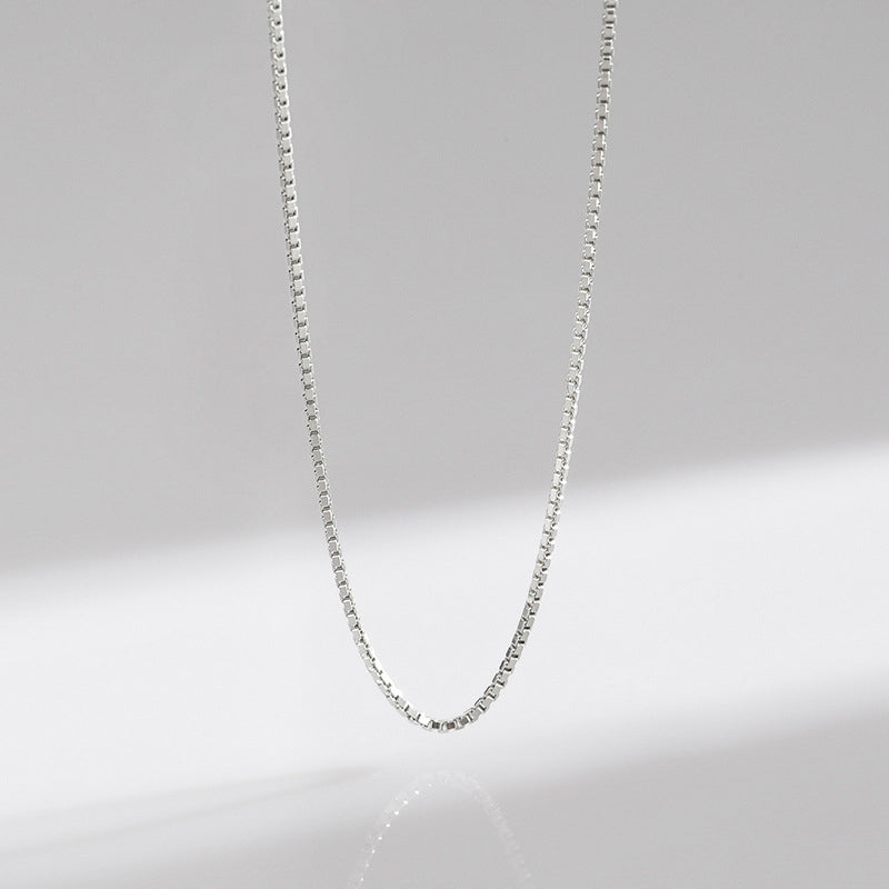 Colgante de plata de ley 925 con símbolo de Hamsa de mal de ojo, cadena de suerte y prosperidad - Cadena de caja - image 15