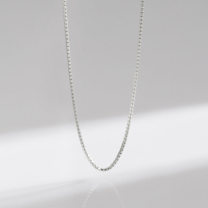 Colgante de plata de ley 925 con símbolo de Hamsa de mal de ojo, cadena de suerte y prosperidad - Cadena de caja - image 15