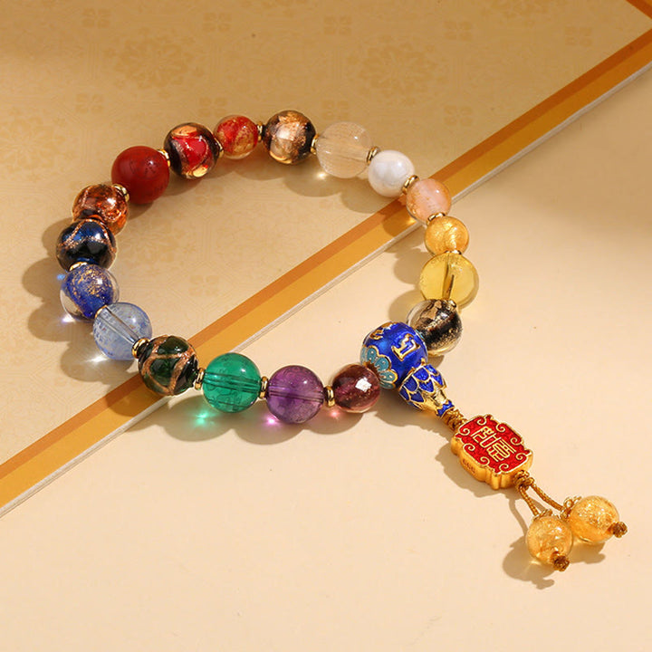 Buddha Stones tibetano colorido incienso ceniza Liuli cuentas de vidrio Om Mani Padme Hum Dorje Vajra 18 cuentas muñeca Mala