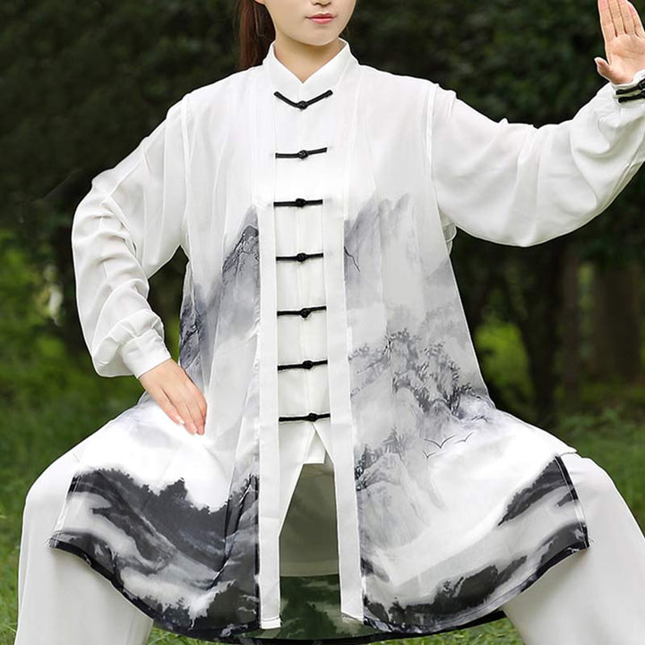 Conjunto de 3 piezas de ropa unisex para práctica de meditación, oración, tai chi, zen y qigong. - US12, UK/AU16, EU44 (3XL) - image 0