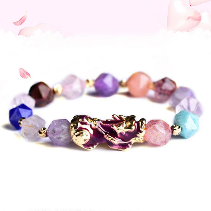 Pulsera de la suerte FengShui PiXiu Amatista