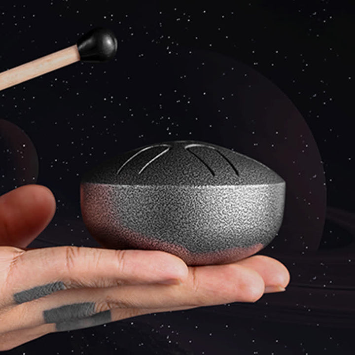 Mini tambor de lengua de acero, kit de batería curativa con sonido de 3 pulgadas