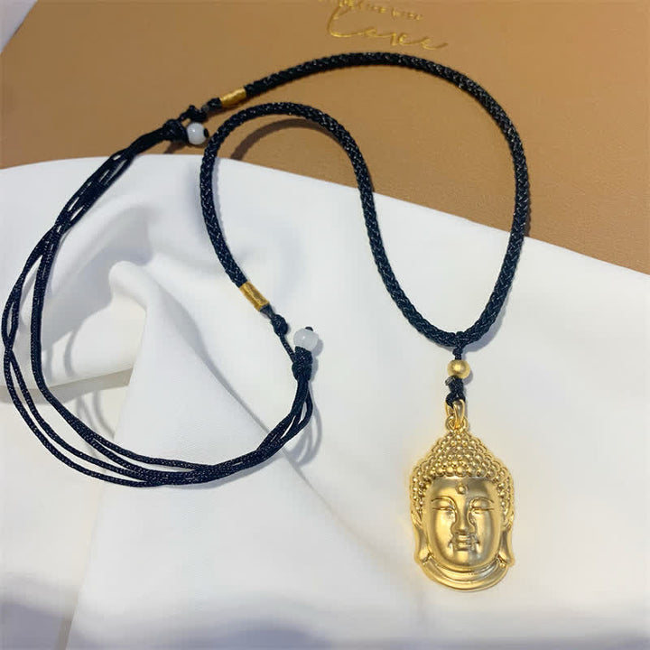 Colgante de collar de riqueza de cobre de Buda de oro - image 3