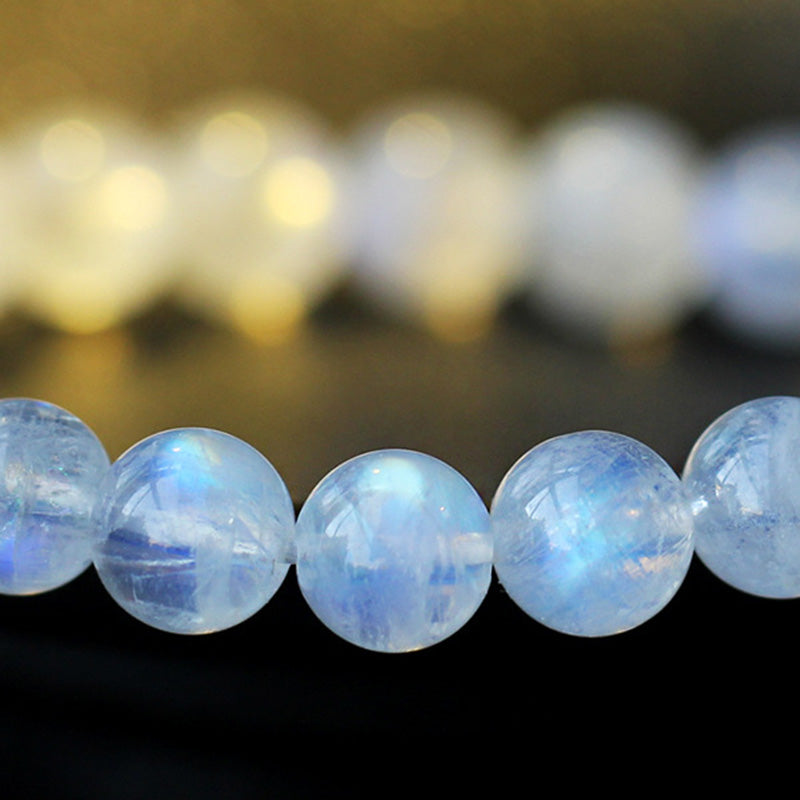 Pulsera Positiva Curativa Calma de Piedra Lunar