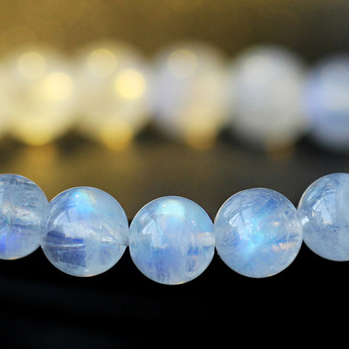 Pulsera Positiva Curativa Calma de Piedra Lunar