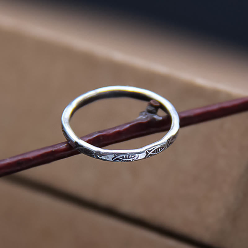 Anillo de plata de ley 925 con Buddha Stones , suerte, pez koi - image 6