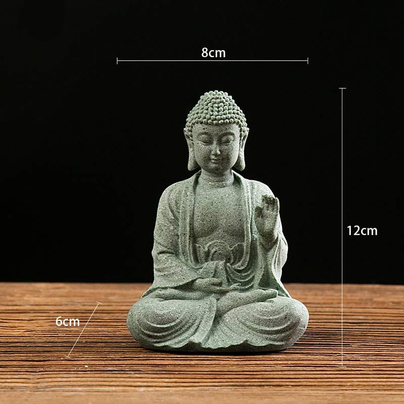 Estatua tibetana de meditación, contemplación, Buda, serenidad, compasión, decoración