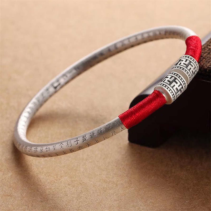 Buddha Stones Tíbet Om Mani Padme Hum Suerte Pulsera de Hilo Rojo Brazalete