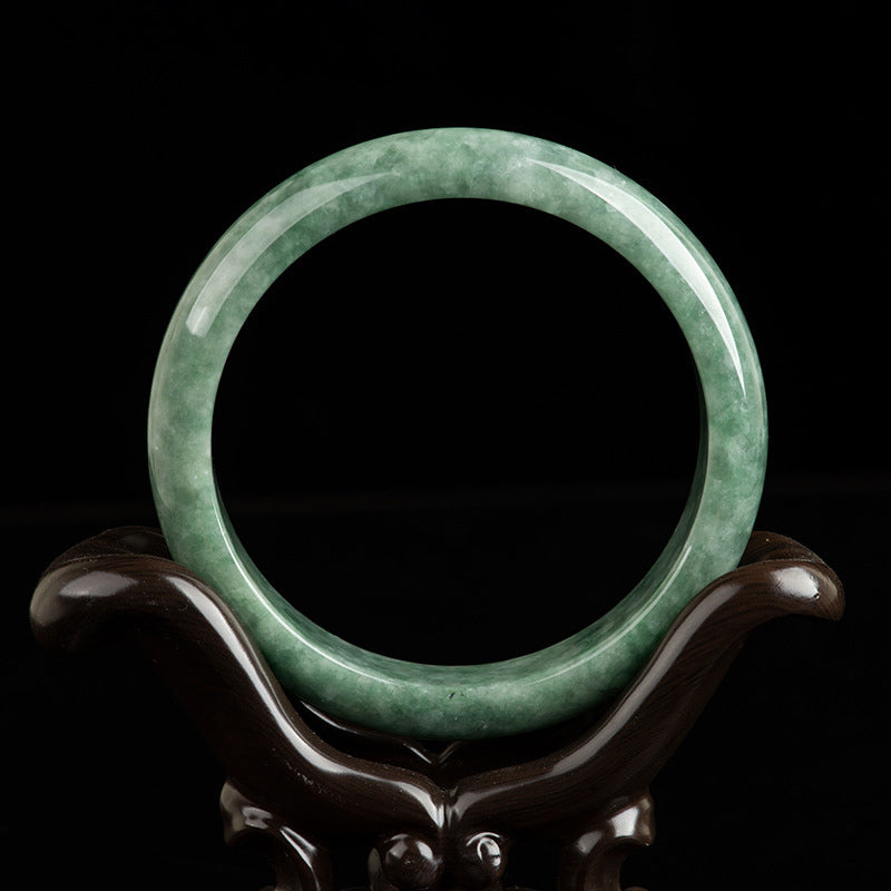 Pulsera de jade natural con Buddha Stones para la suerte y la riqueza