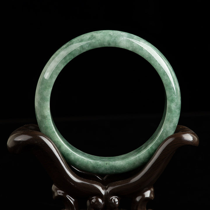 Pulsera de jade natural con Buddha Stones para la suerte y la riqueza