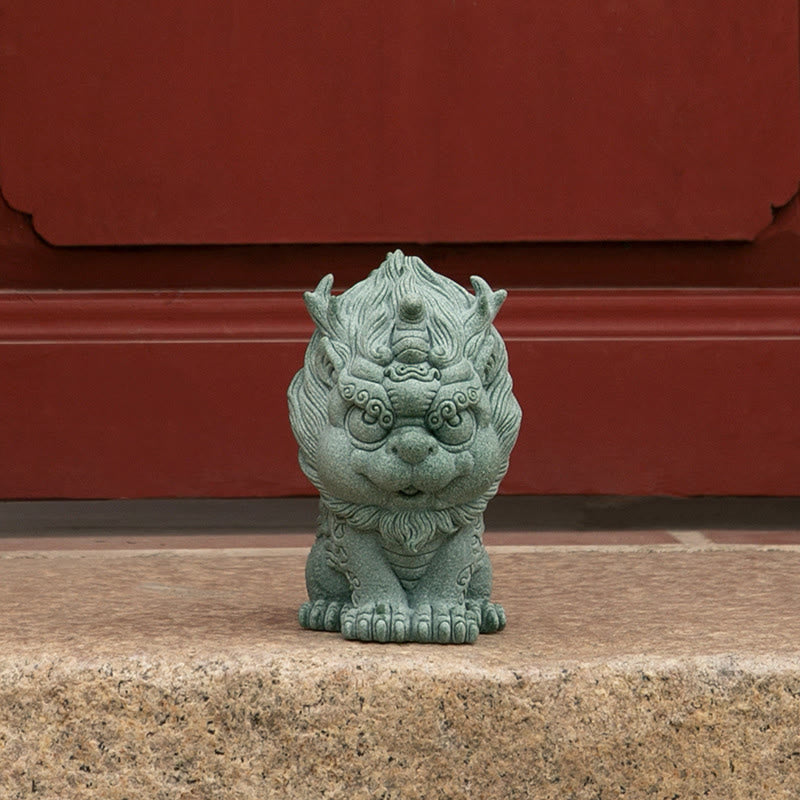 Buddha Stones FengShui pequeño PiXiu riqueza suerte decoración del hogar