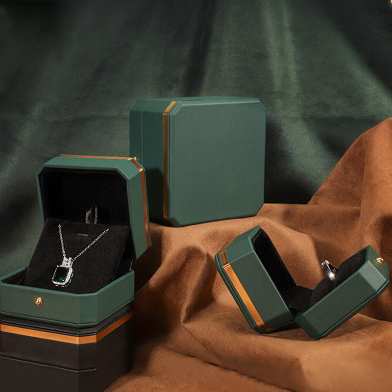 Caja de almacenamiento de joyas Caja de regalo de cuero PU - image 6