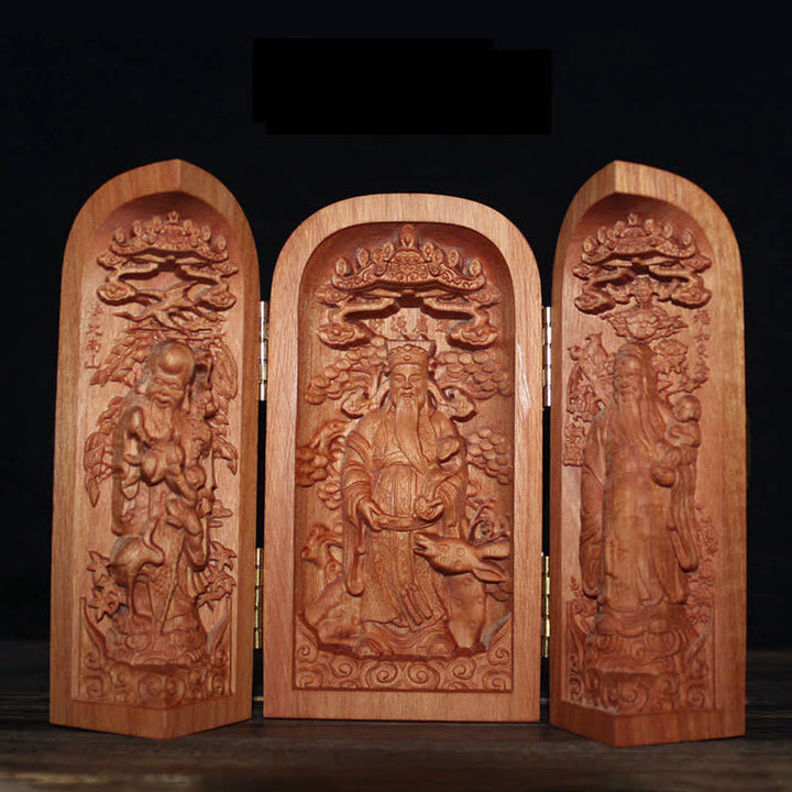 Avalokitesvara Kwan Yin Buda Cerezo Madera Compasión Decoración del Hogar Altar