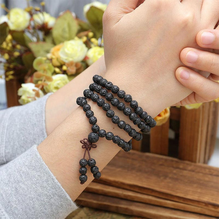 Pulsera de protección con 108 Buddha Stones