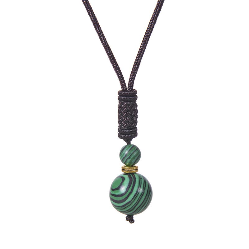 Collar de armonía de jade tibetano con Buddha Stones