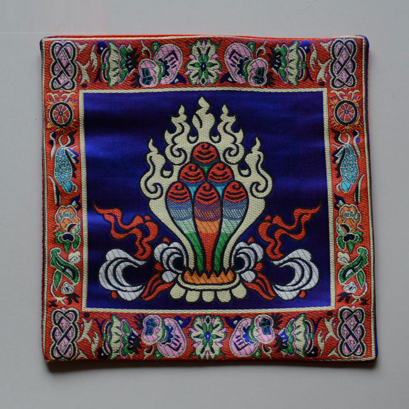 Buddha Stones Oración Alfombra De Altar Meditación Curativa Símbolos Propicios Vajra