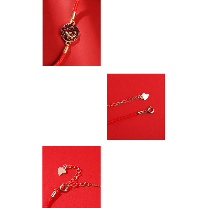 Pulsera trenzada hecha a mano con Buddha Stones, plata de ley 925, suerte, pez Koi, cambio de color, riqueza