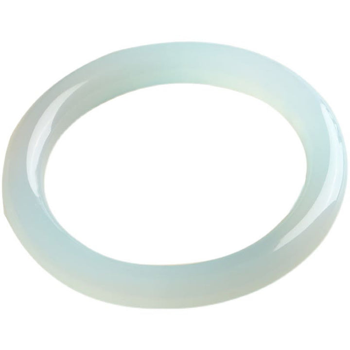 Brazalete de serenidad con bendición de aguamarina natural