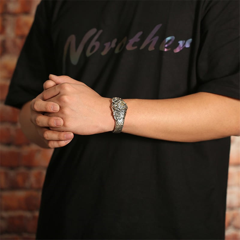 Brazalete tibetano de protección de la sabiduría del pájaro Garuda
