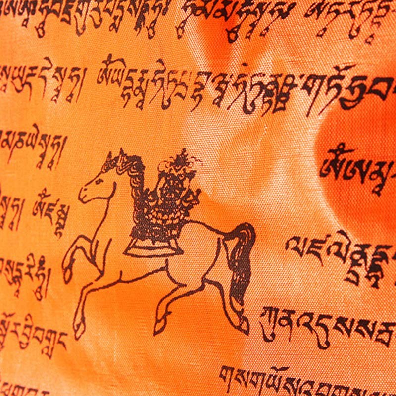Banderas de oración triangulares para exteriores con bendición tibetana (25 unidades) - image 14