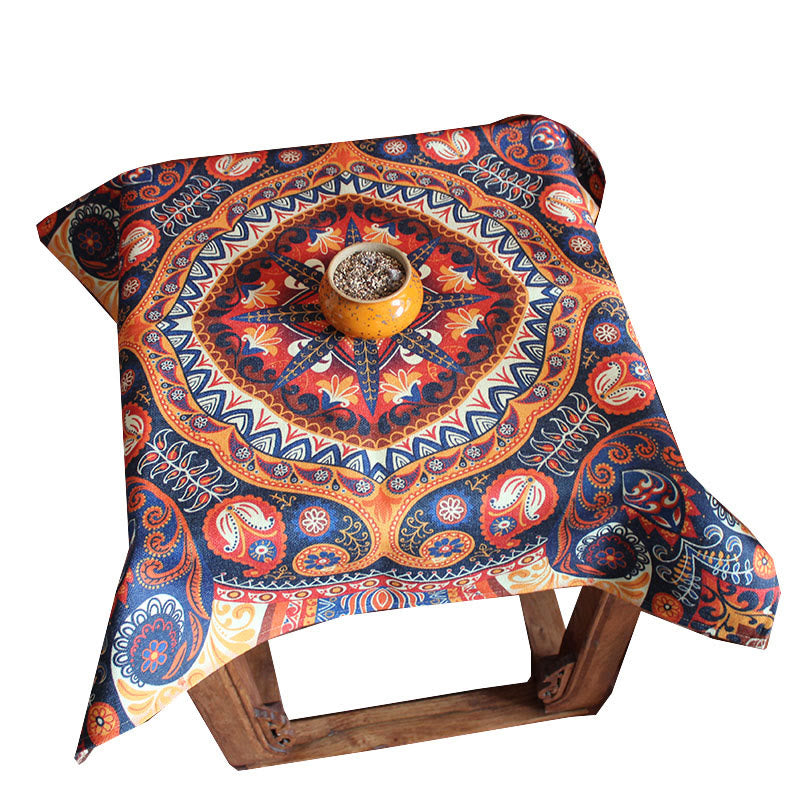Mantel Boho Mandala, decoración de la cubierta de la mesa del hogar
