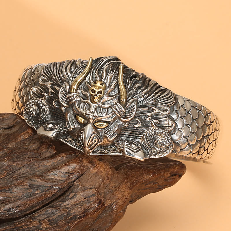 Brazalete tibetano de protección de la sabiduría del pájaro Garuda