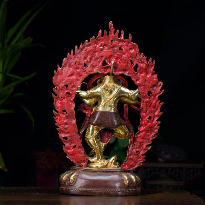 Figura de Buda Kurukulla, estatua de cobre de serenidad, decoración del hogar
