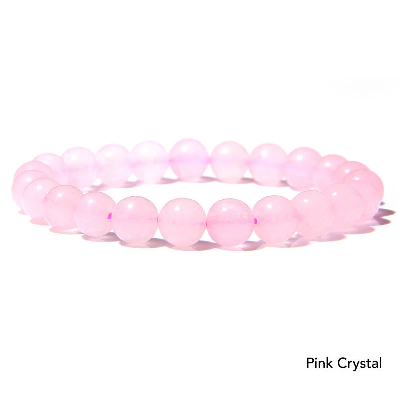 Pulsera con cuentas de equilibrio de cristal de piedra de ágata natural