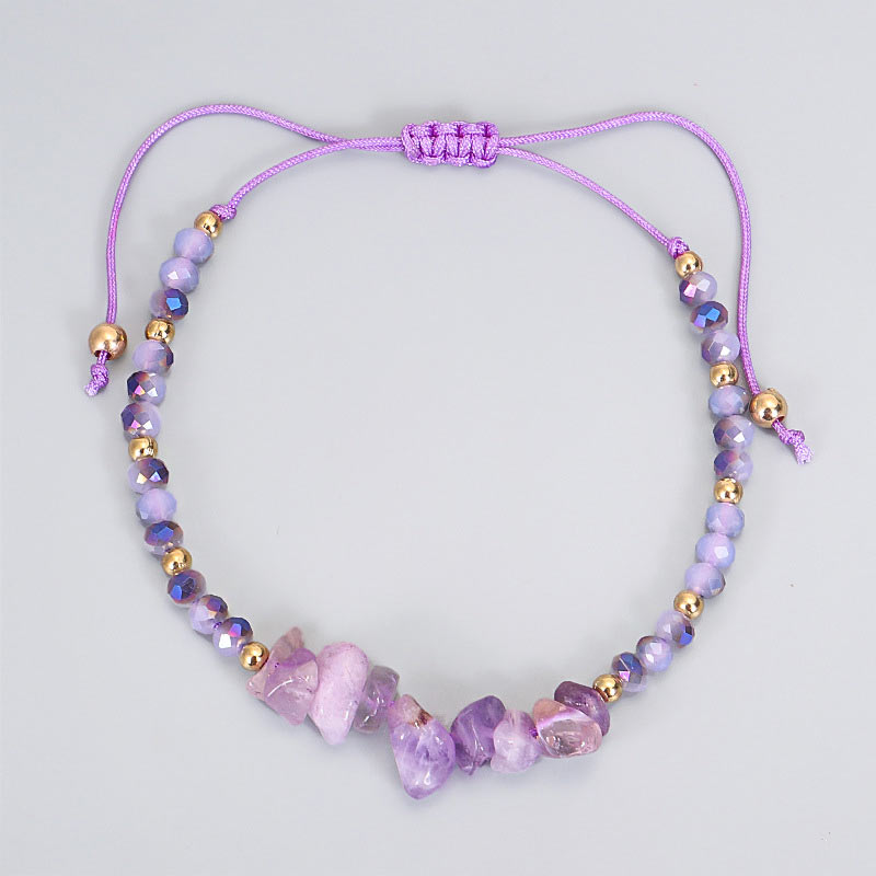 Pulsera de punto Purify con amatista y Buddha Stones