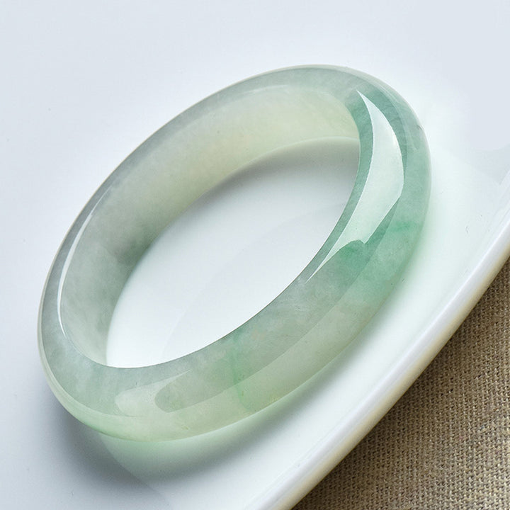 Pulsera de prosperidad curativa de jade natural