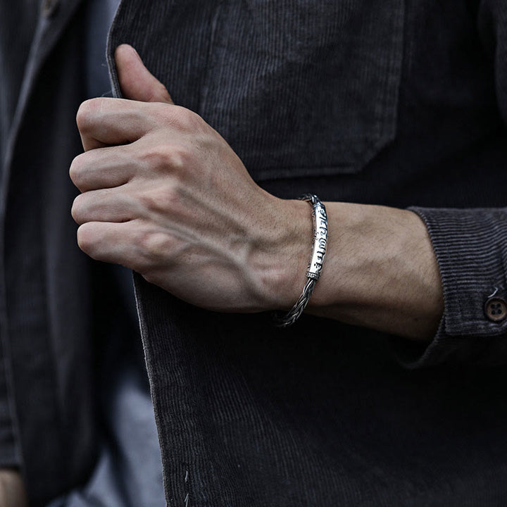 Pulsera con Buddha Stones Tíbet Om Mani Padme Hum grabadas
