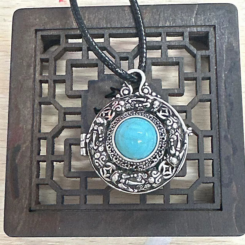 Collar de cobre de la suerte de Pi Xiu tibetano con Buddha Stones